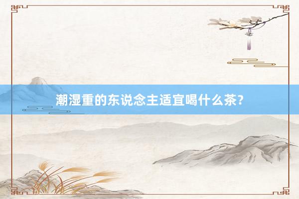 潮湿重的东说念主适宜喝什么茶？